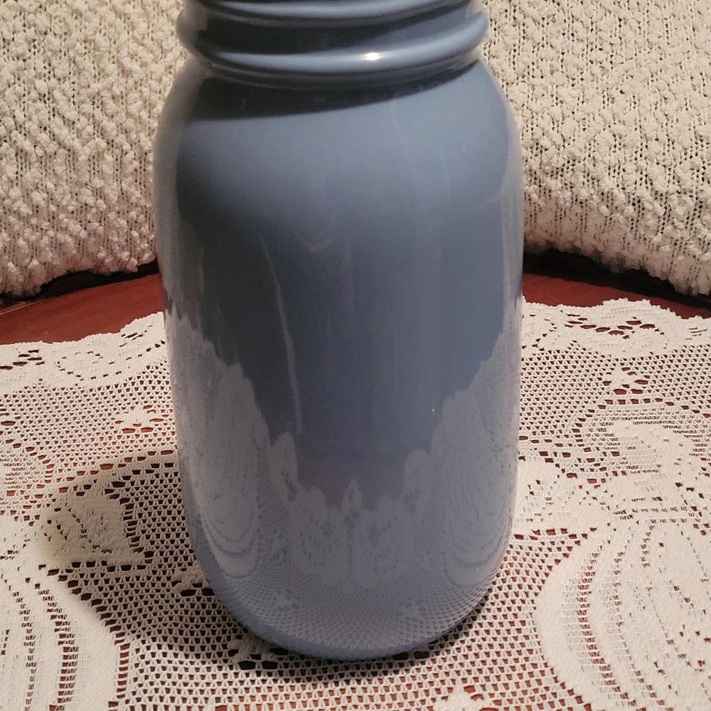 Mason Blue Jar - Picture 3 of 9
